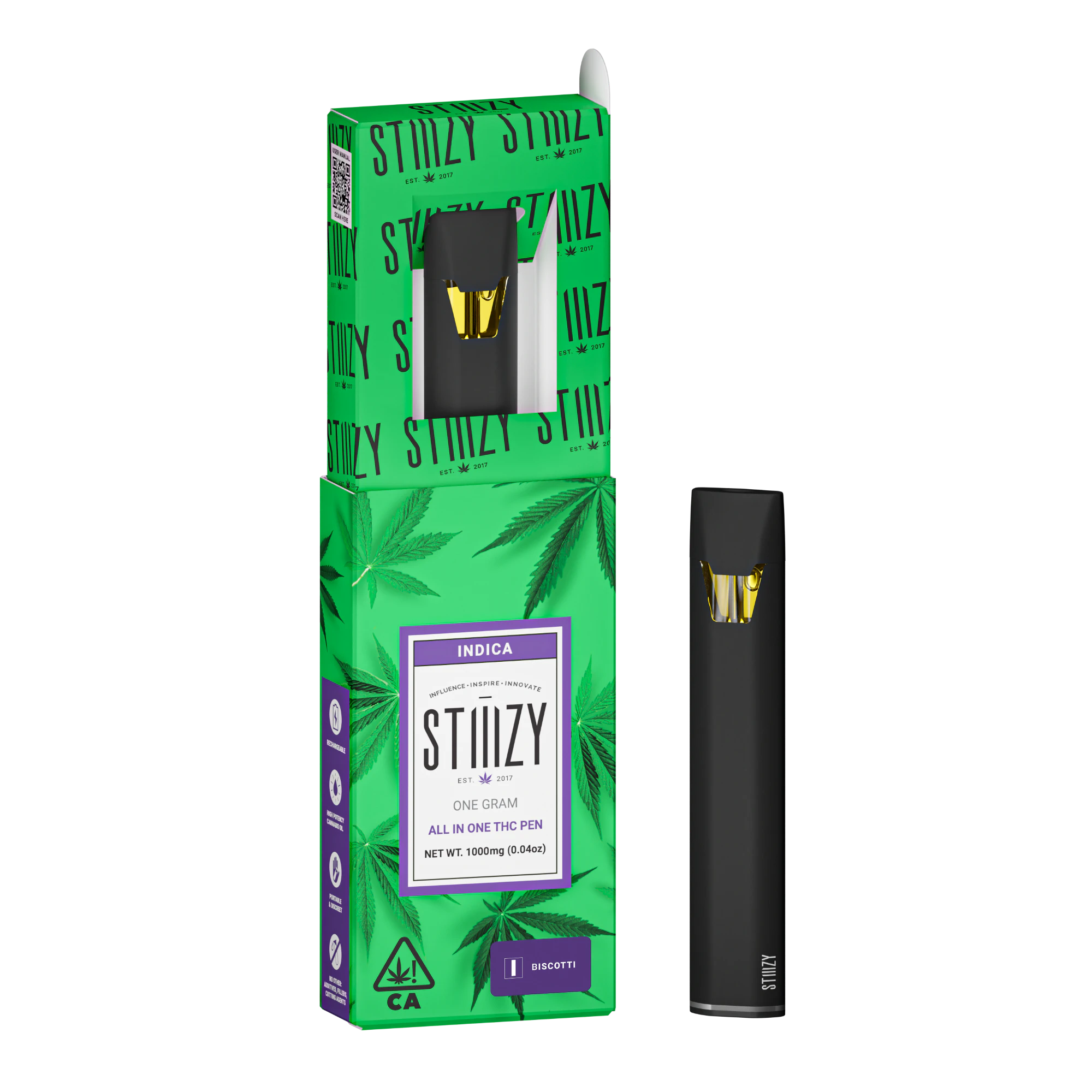 STIIIZY - Stiiizy - 1g AIO - Biscotti Main Image