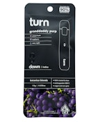 Turn - Granddaddy Purple Turn Down Disposable 1g