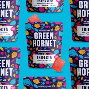 Green Hornet - Trifecta Mixed Fruit Gummies 10-Pack Gummies