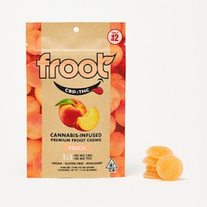 FROOT - Froot - Chews - Peach 1:1 CBD/THC