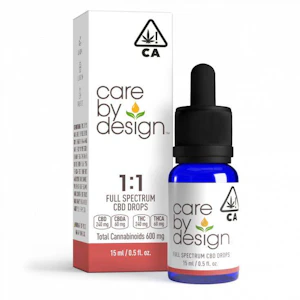 Care By Design - CBD Refresh Drops 1:1 (15ml) - Care By Design