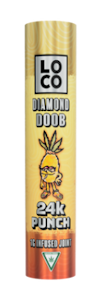 LOCO - Loco-Diamond Doob-24K Punch-Pre Roll-Hybrid-1G - 31.43%