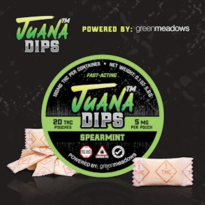JUANA DIPS - Spearmint Juana Dips - 100mg - GRM