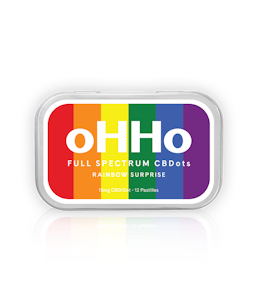 oHHo - oHHo - Rainbow CBDot Tin - 15mg - CBD