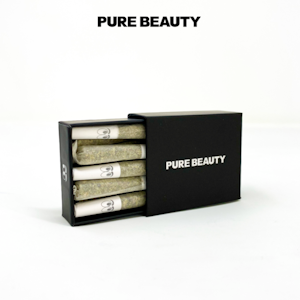 PURE BEAUTY - Pure Beauty Bermuda Triangle Flower, Live Rosin, Ice water Hash infused Preroll 5pk 2g