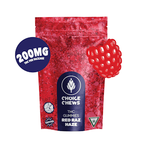 CHOICE - Choice - Red Raz Haze Gummies 200MG (10x20MG)