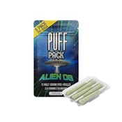 PUFF | ALIEN OG | 5 PCK .5G PREROLLS