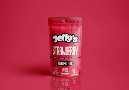 Jelly's Edibles - Strawberry (2,500mg) Gummies