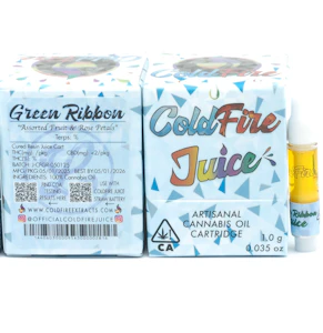 COLDFIRE Extracts - Green Ribbon - Cured Resin - 1g (H) - Cold Fire x Lumpy's