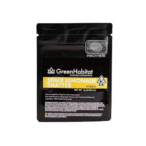 GREEN HABITAT - Green Habitat Space Lemonade Shatter 1g