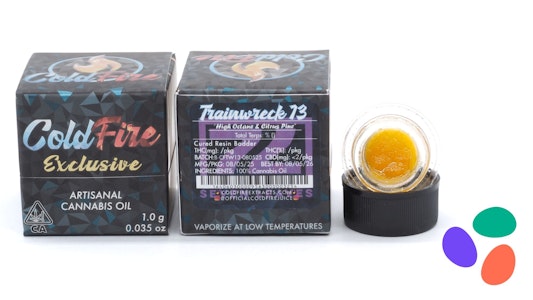 COLDFIRE EXTRACTS - Trainwreck 13 - Badder - 1g (S) - Cold Fire x Seven Leaves