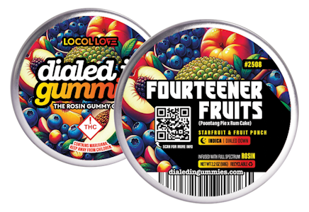 Dialed In - Dialed In - Gummies - Fourteener Fruits (I) - 100mg