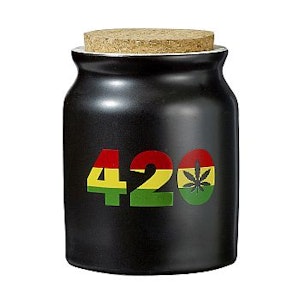 Stash Jar - 420 Rasta