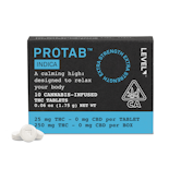 250mg THC INDICA ProTab (25mg - 10 pack) - Level