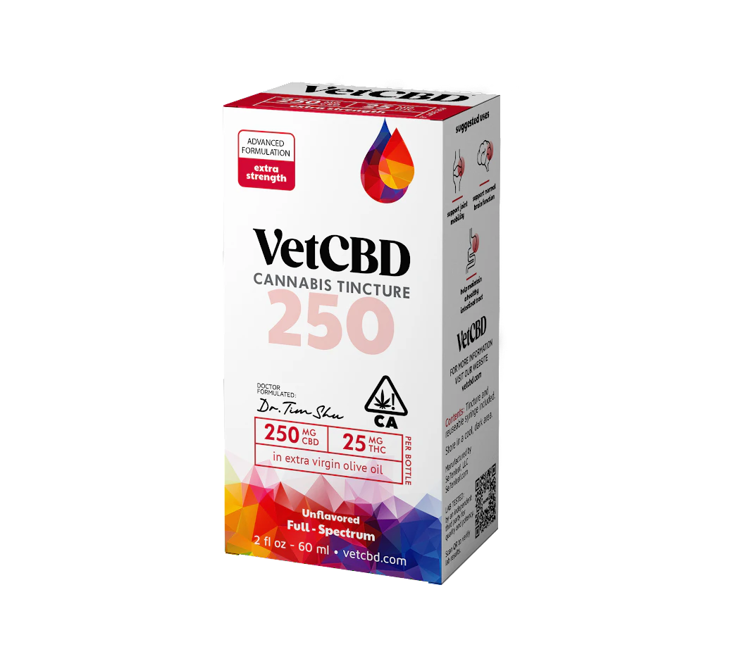 VETCBD - Vet CBD Extra Strength 10:1 CBD Tincture 250mg 2oz Main Image