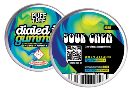 Dialed In - Dialed In - Gummies - Sour Chem (H) - 100mg