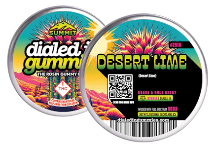 Dialed In - Dialed In - Gummies - Desert Lime (H) - 100mg