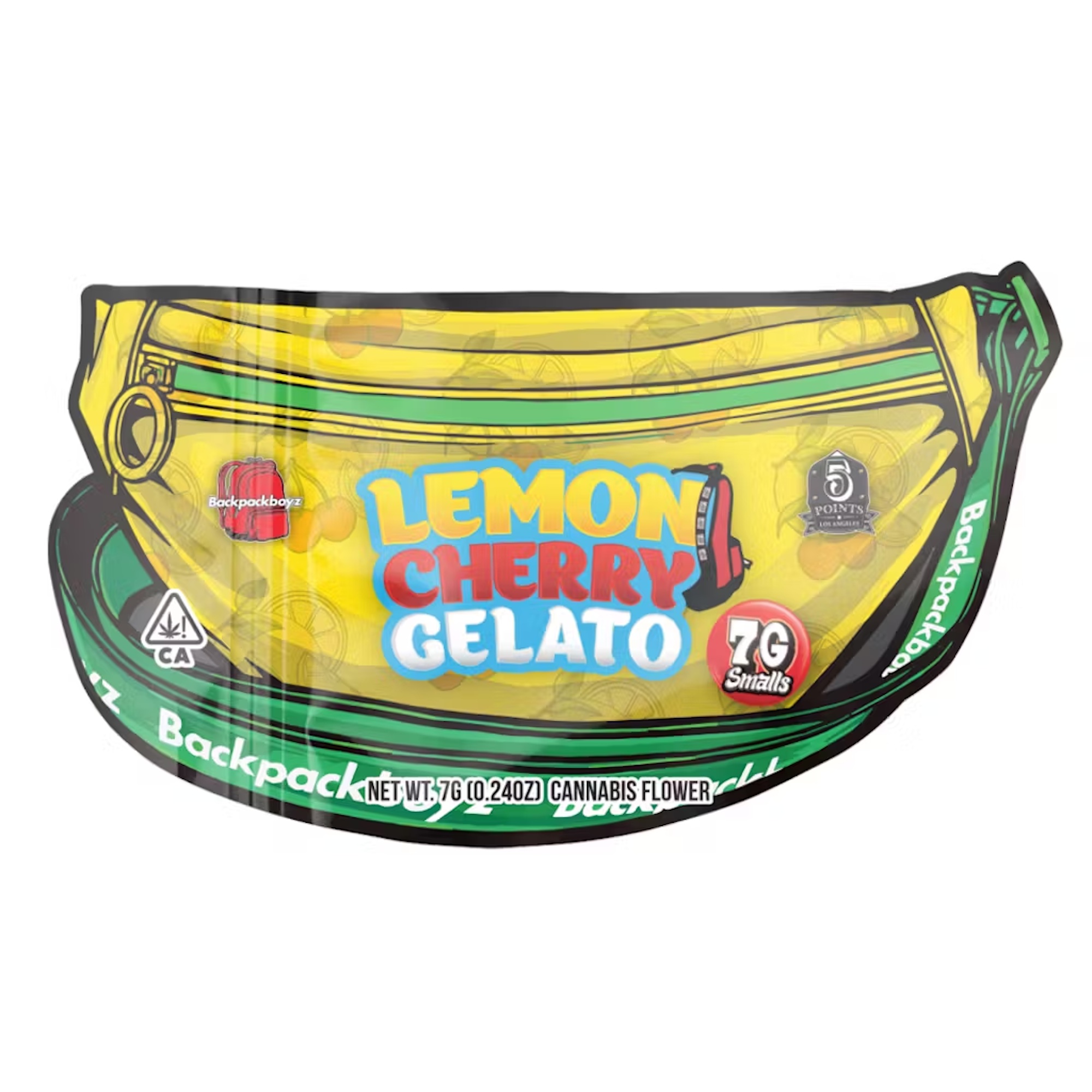 Lemon Cherry Gelato 30.41% THC (H) | BackpackBoyz| 7g Sma