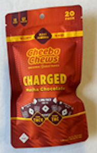Stash House - S.H. - Cheeba Chews Charged Energy (Mocha Chocolate) 20pcs/ 100mg