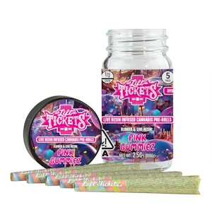 Lift Tickets - Lift Tickets: IRP Multipack(5) Pink Gummiez [S]