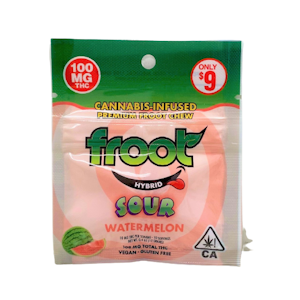 Froot - Froot Chew 100mg Sour Watermelon 