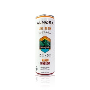 ALMORA FARM - ALMORA FARMS - Drink - Mango Yumberry - Live Resin - 15MG THC: 5MG CBD - 12 oz