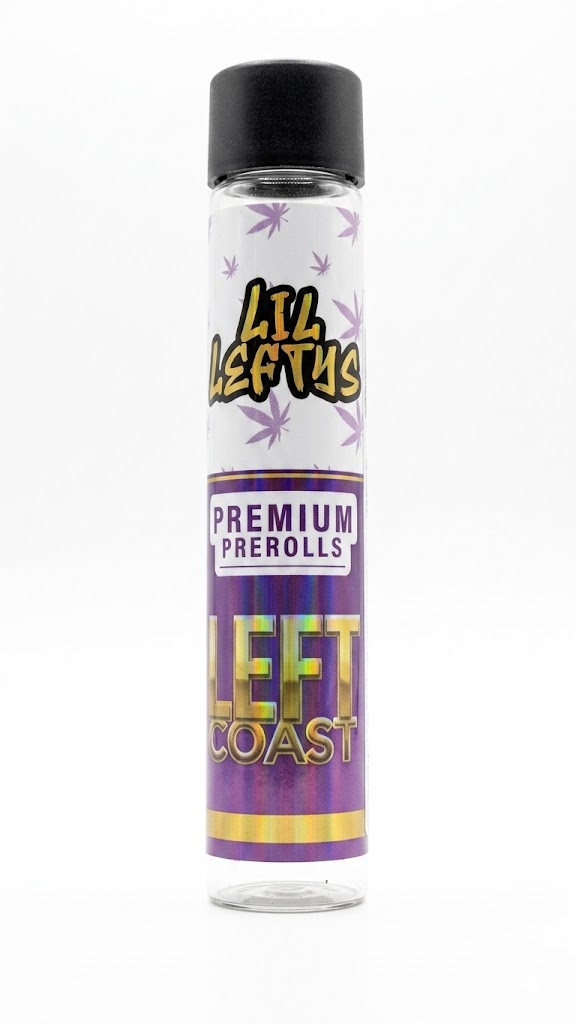 Monster Cookie -Indica- 19.00% THC | 1g (Non-Infused Pre-Roll) | Left Coast     -kk8 front
