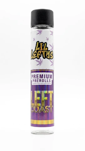 LEFT COAST - Monster Cookie -Indica- 19.00% THC | 1g (Non-Infused Pre-Roll) | Left Coast     -NN9 FRONT