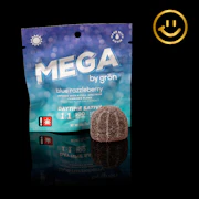 Grön MEGA Pearl | 1:1 Blue Razzleberry THC+CBG | 100mg