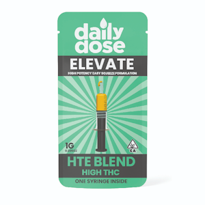 Daily Dose - Daily Dose - Elevate HTE Blend High THC Syringe 1g