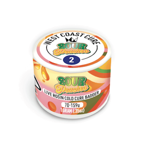 WEST COAST CURE - West Coast Cure - Sour Peaches Tier 2 Rosin Cold Cure Badder 1g