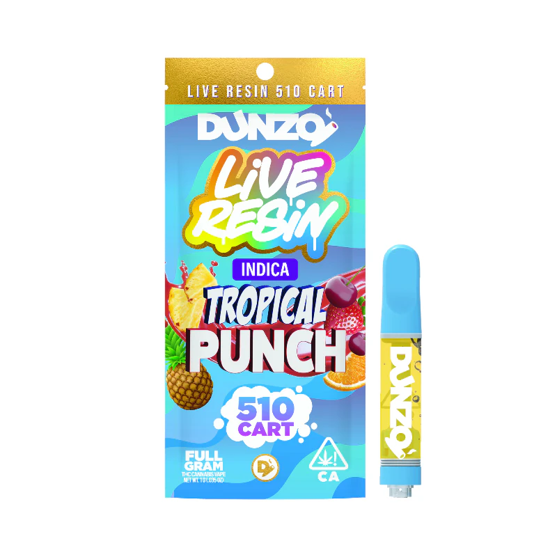 Dunzo - Dunzo - Tropical Punch Live Resin Vape 1g Main Image