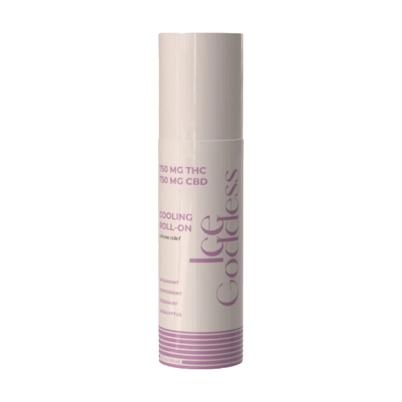 High Gorgeous - High Gorgeous - Ice Goddess Cooling Roll On 1:1 THC:CBD 750mg Main Image
