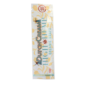 High Hemp - High Hemp - Dutch Cream Organic Hemp Blunt Wraps 2pk