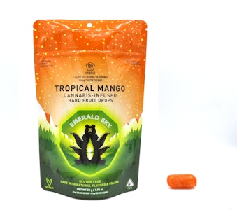 Emerald Sky - Emerald Sky - 100mg - 20ct Hard Fruit Drops - Tropical Mango