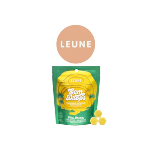 Leune - Leune - Pina Dream Gem Drops 2:2:1 THC:CBD:CBG - Pineapple Jalapeno Rosin Infused - 100mg