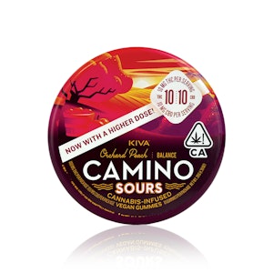CAMINO - CAMINO - Edible - Orchard Peach - 1:1 THC:CBD - Sour Gummies - 100MG 
