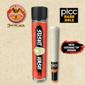 Columbian Gold X Super Boof - 1g Hash Hole Infused Preroll