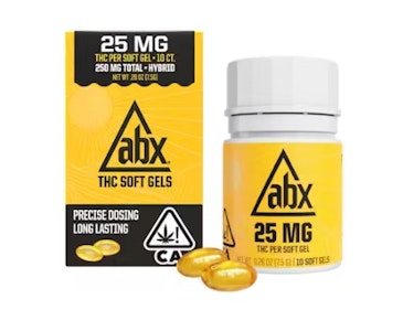ABX - ABX 25mg THC Soft Gels 10ct