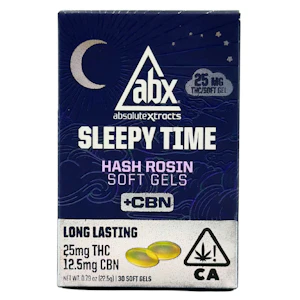 ABX - ABX - Soft Gels - Sleepy Time - THC:CBN 2:1 - Capsules - 30pk - 750mg