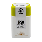 White CBG (H) | 25mg/1000mg (40pk) RSO Tablets | Emerald Bay Extracts