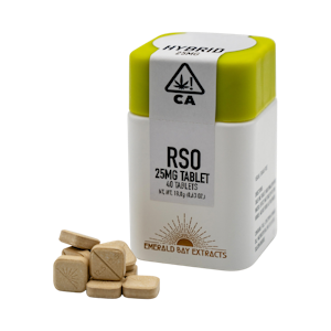 EMERALD BAY EXTRACTS - Blue Andeze (H) | 25mg/1000mg (40pk) RSO Tablets | Emerald Bay Extracts