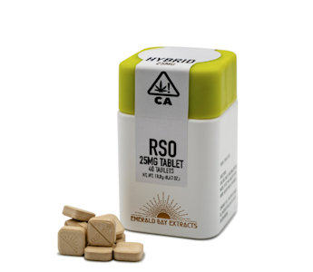 EMERALD BAY EXTRACTS - 1000mg Emerald Bay Extracts RSO Tablets 25mgx40 - Government Oasis