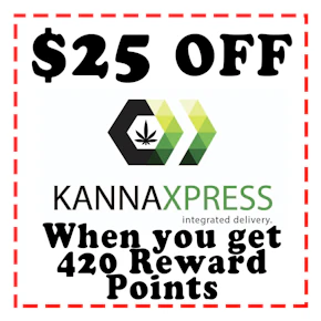 25 Off When you spend 420 points