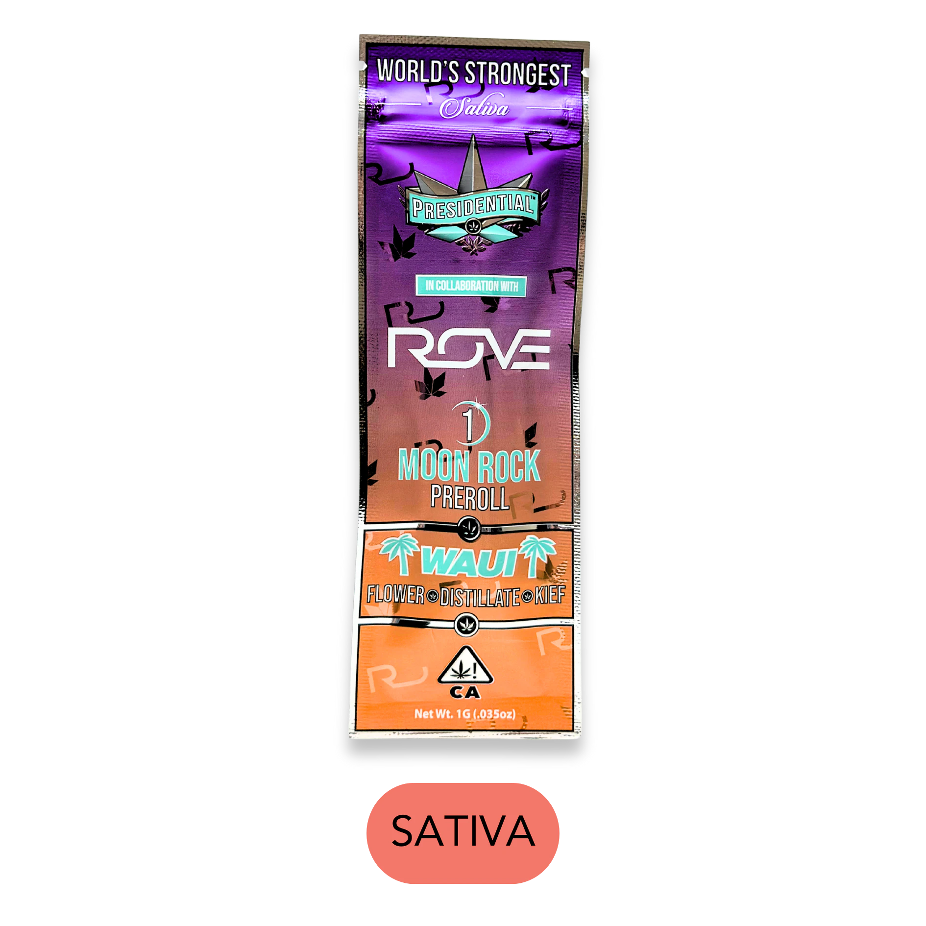 Presidential - Presidential - Moonrock Preroll - Waui - Infused Preroll - 1.0g Main Image