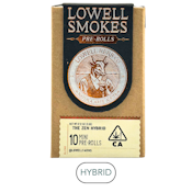 Lowell - Quicks - The Zen Hybrid - Preroll Pack - 10pk - 3.5g
