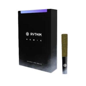 RYTHM - Blueberry Kush - Diamond Infused Pre-rolls - 5pk 2.5g