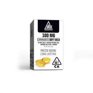 ABX - 100mg Cannabis Soft Gels 10 Capsules 1000mg