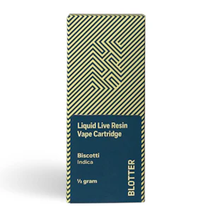 Blotter - Blotter - Biscotti - Liquid Live Resin .5g  - Vape