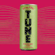 Tune | THC Seltzer | Raspberry Lime | 12oz Single Can | D3